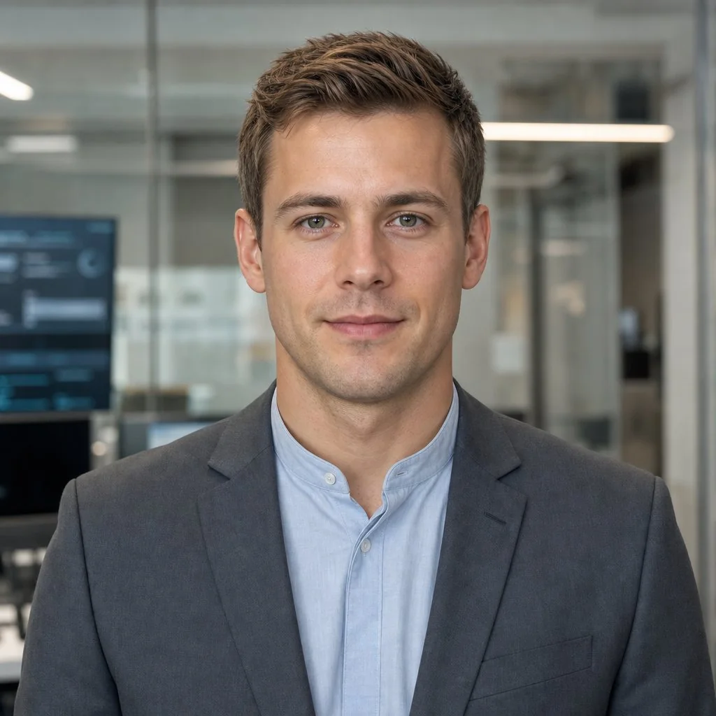 Ethan, AI representative portrait