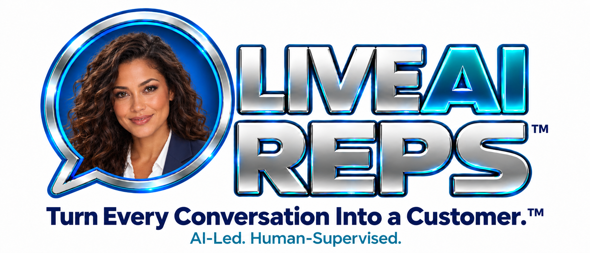 Live AI Reps — Turn Every Conversation Into a Customer. AI-Led. Human-Supervised.